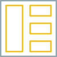 Grid Icon Design Symbol vector