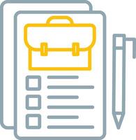 Job Description Icon Design Symbol vector