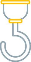Hook Icon Design Symbol vector