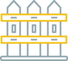 Fence Icon Design Symbol vector