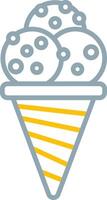 Ice Cream Cone Icon Design Symbol vector