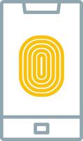 Fingerprint Icon Design Symbol vector