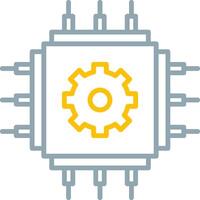 Cpu Icon Design Symbol vector