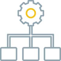 Hierarchy Icon Design Symbol vector