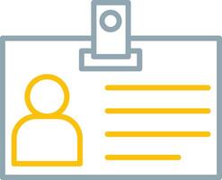 Identification Card Icon Design Symbol vector