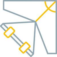 Glider Icon Design Symbol vector