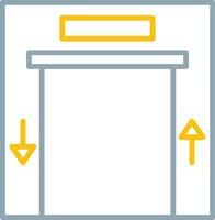 Elevator Icon Design Symbol vector