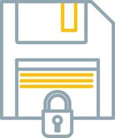 Disk Icon Design Symbol vector
