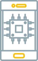 Cpu Icon Design Symbol vector