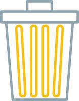 Dustbin Icon Design Symbol vector