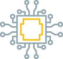 Cpu Icon Design Symbol vector