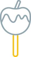 Caramelized Apple Icon Design Symbol vector