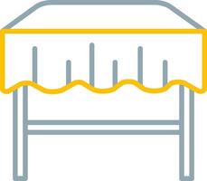 Dining Table Icon Design Symbol vector