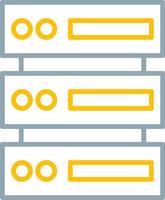 Database Icon Design Symbol vector