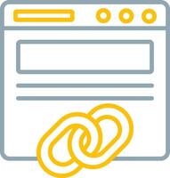 Backlinks Icon Design Symbol vector