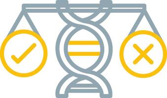 Bioethics Icon Design Symbol vector