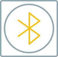 Bluetooth Icon Design Symbol vector