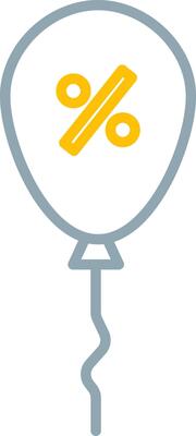 Balloon Icon Design Symbol