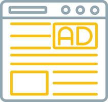 Advertisement Icon Design Symbol vector