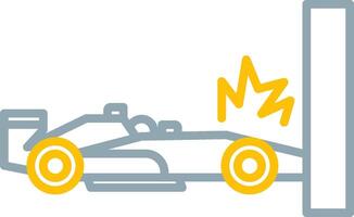 Car Accident Icon Design Symbol vector