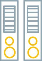 Binder Icon Design Symbol vector
