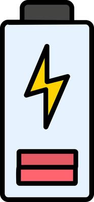 Charging Battery Icon Design Symbol