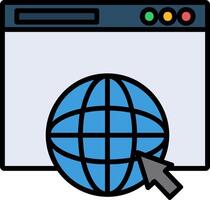 Web Page Icon Design Symbol vector