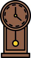 Wall Clock Icon Design Symbol vector