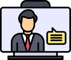 Virtual Assistant Icon Design Symbol vector