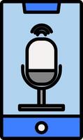 Voice Control Icon Design Symbol vector