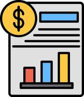 Statement Icon Design Symbol vector
