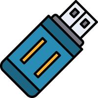 Usb Flash Drive Icon Design Symbol vector