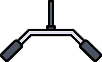 Weight Bar Icon Design Symbol vector
