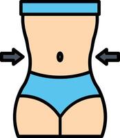 Waist Icon Design Symbol vector