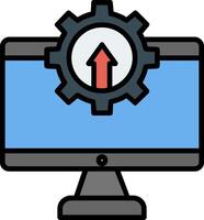 Upgrade Icon Design Symbol vector