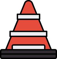 Traffic Cone Icon Design Symbol vector