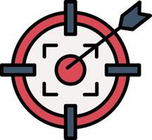 Target Icon Design Symbol vector