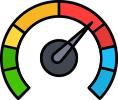 Speed Test Icon Design Symbol vector