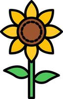 Sunflower Icon Design Symbol vector
