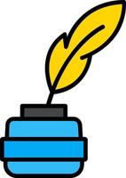 Quill Icon Design Symbol vector