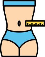 Waist Icon Design Symbol vector