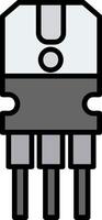 Transistor Icon Design Symbol vector