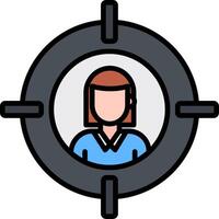 Target Icon Design Symbol vector