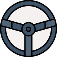Steering Wheel Icon Design Symbol vector