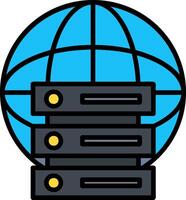 Server Icon Design Symbol vector