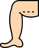 Thighs Icon Design Symbol vector