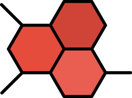 Molecular Icon Design Symbol