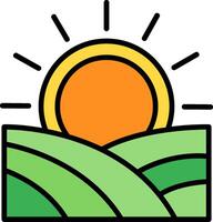 Sunrise Icon Design Symbol vector
