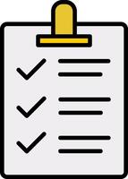 Task List Icon Design Symbol vector