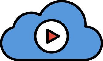Streaming Icon Design Symbol vector